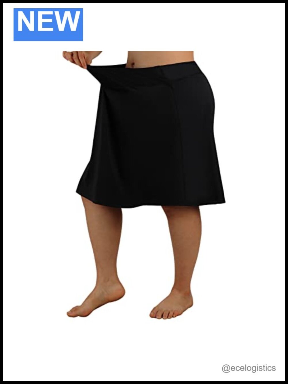 Plus Size Skorts for Women with Pockets, Knee Length Athletic Running Skirts